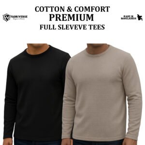 Premium Full Sleeve (Black-Biscuit)