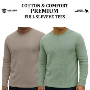 Premium Full Sleeve (B.Green-Charcoal)