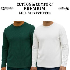 Premium Full Sleeve (B.Green-White)