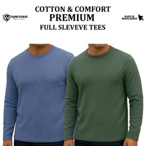 Premium Full Sleeve (ST.Blue-Olive)