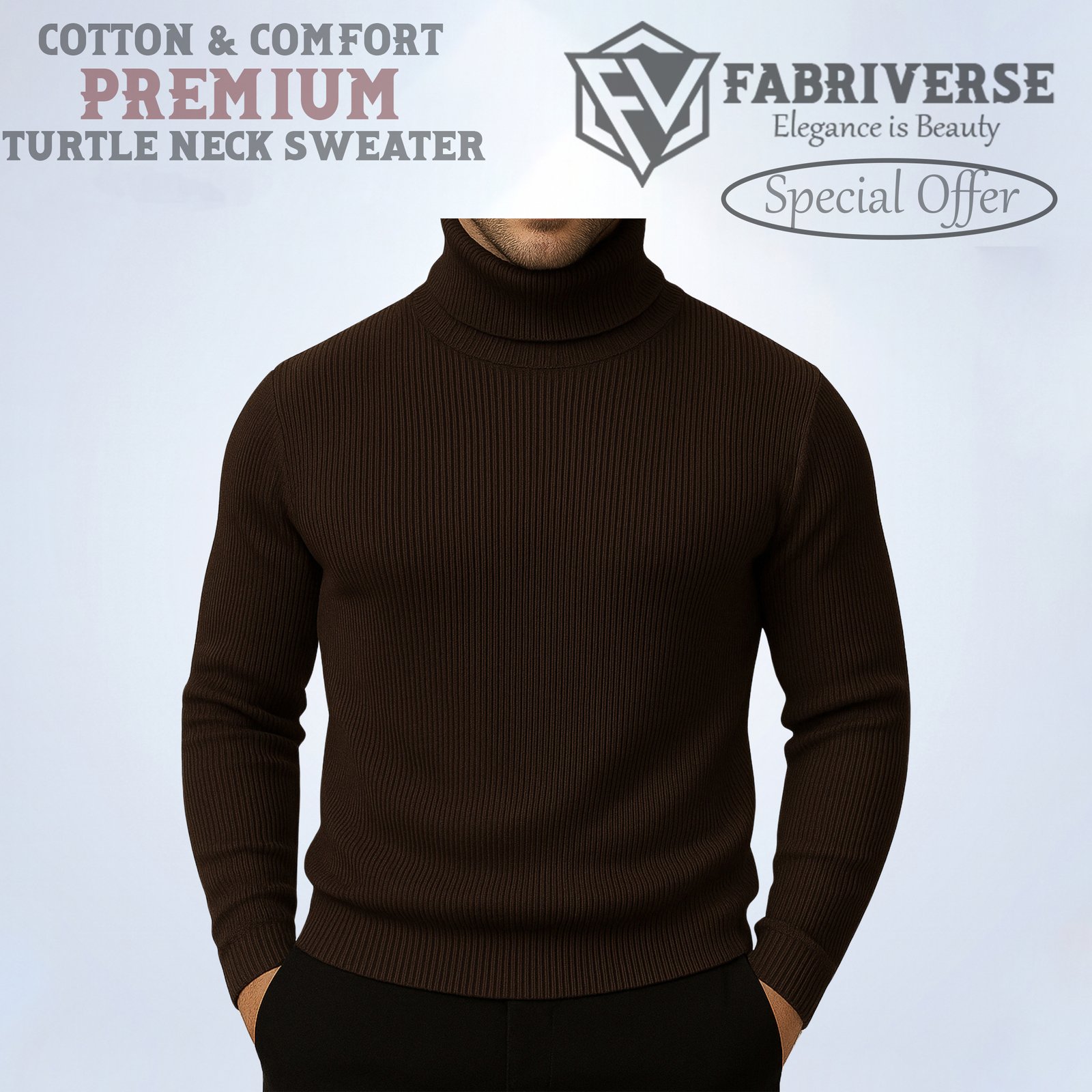 Premium Turtle Neck (Coffee)
