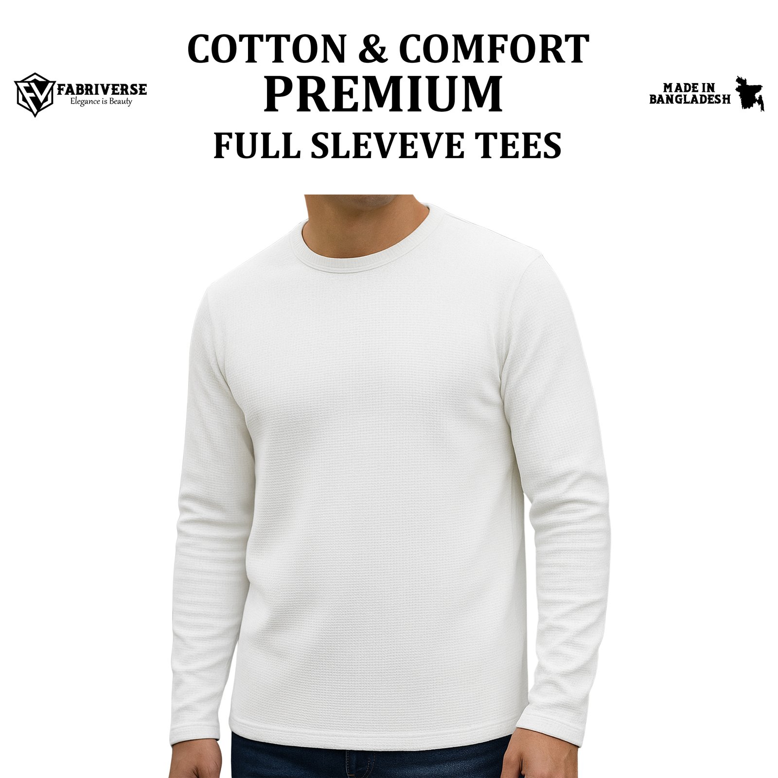 Premium Full Sleeve (White)