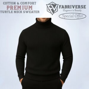Premium Turtle Neck (Black)
