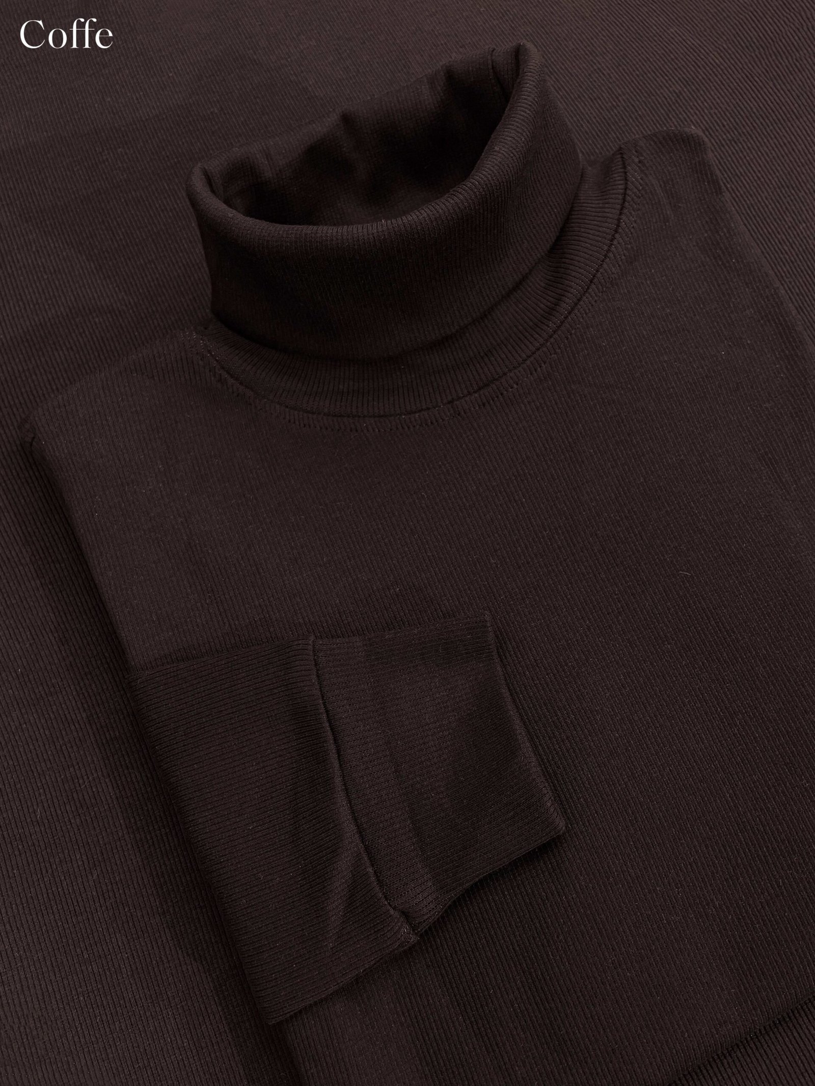 Premium Turtle Neck (Coffee) - Image 2