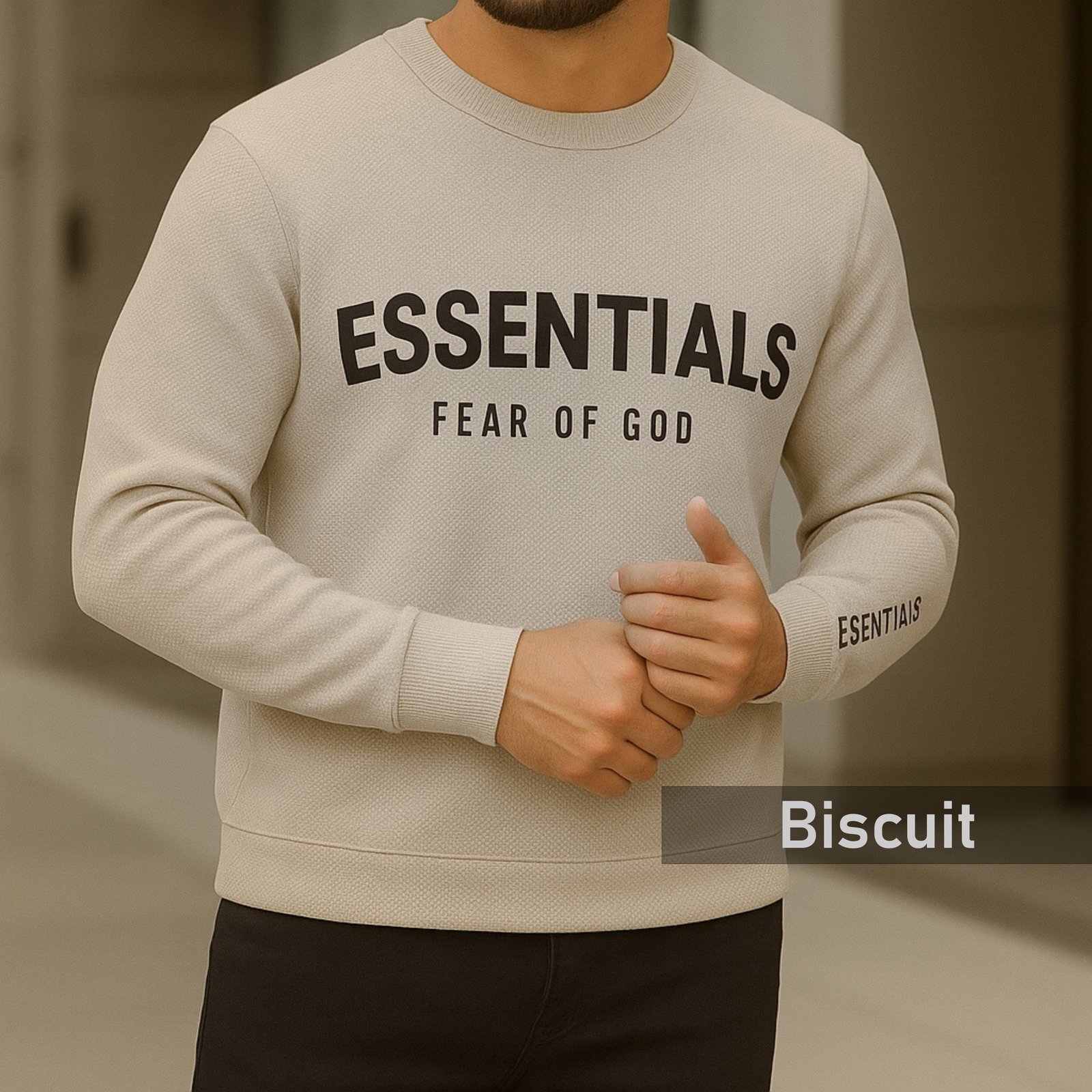 Essential Sweatshirt (Biscuit)