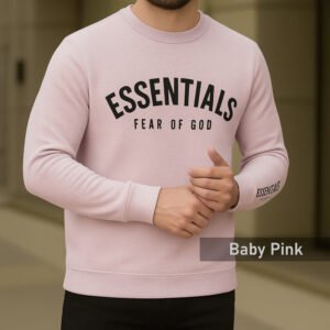 Essential Sweatshirt (Baby Pink)