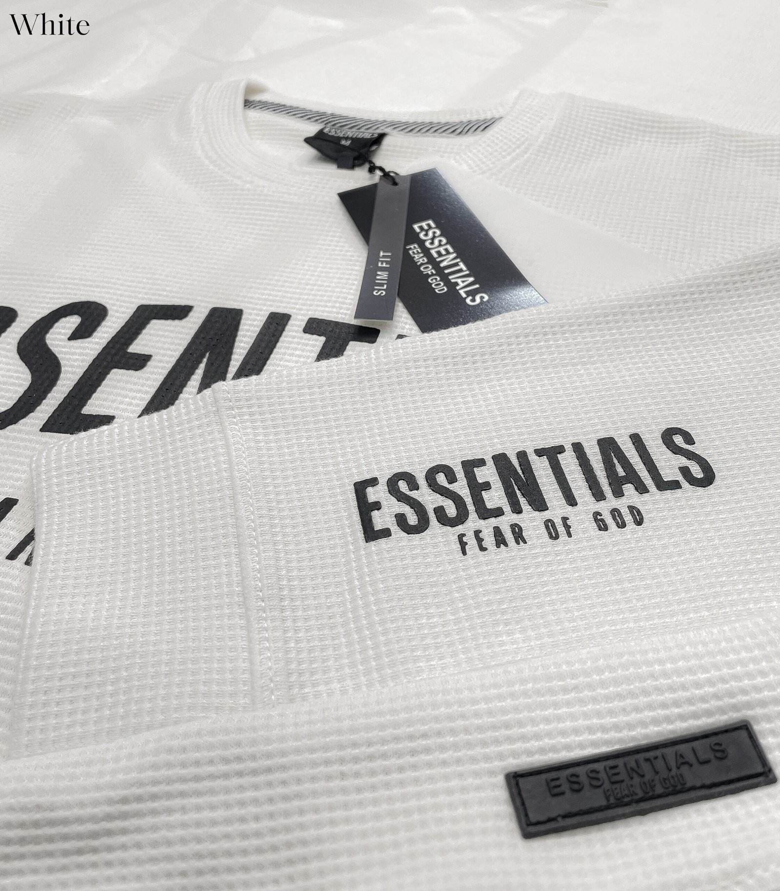 Essential Sweatshirt (White) - Image 2