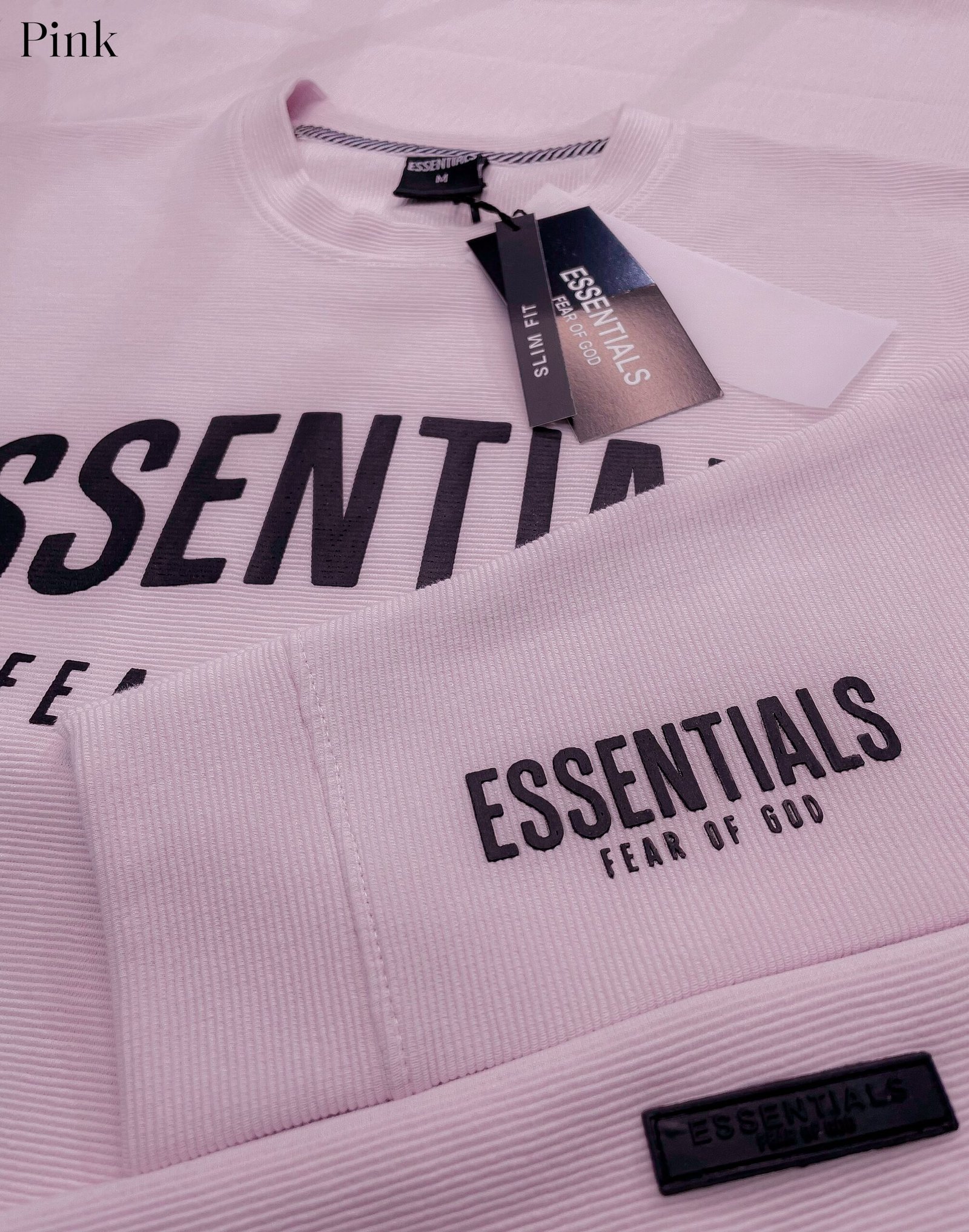 Essential Sweatshirt (Baby Pink) - Image 2