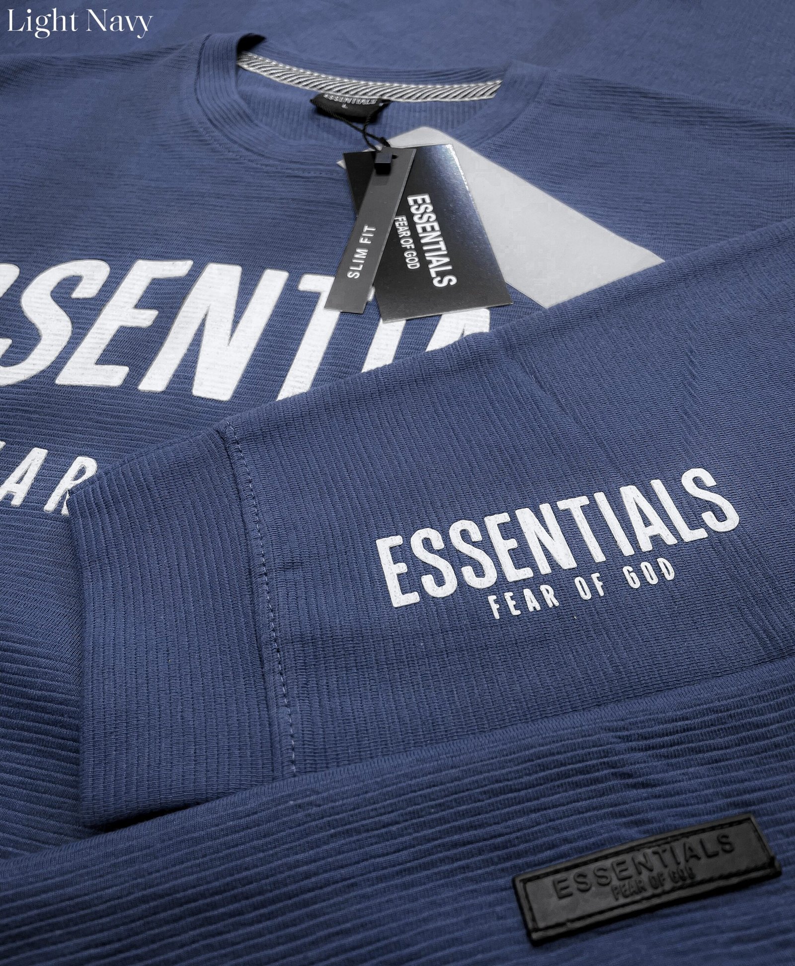Essential Sweatshirt (Light Navy) - Image 2