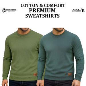 Celio Sweatshirt (Olive-Pastle)