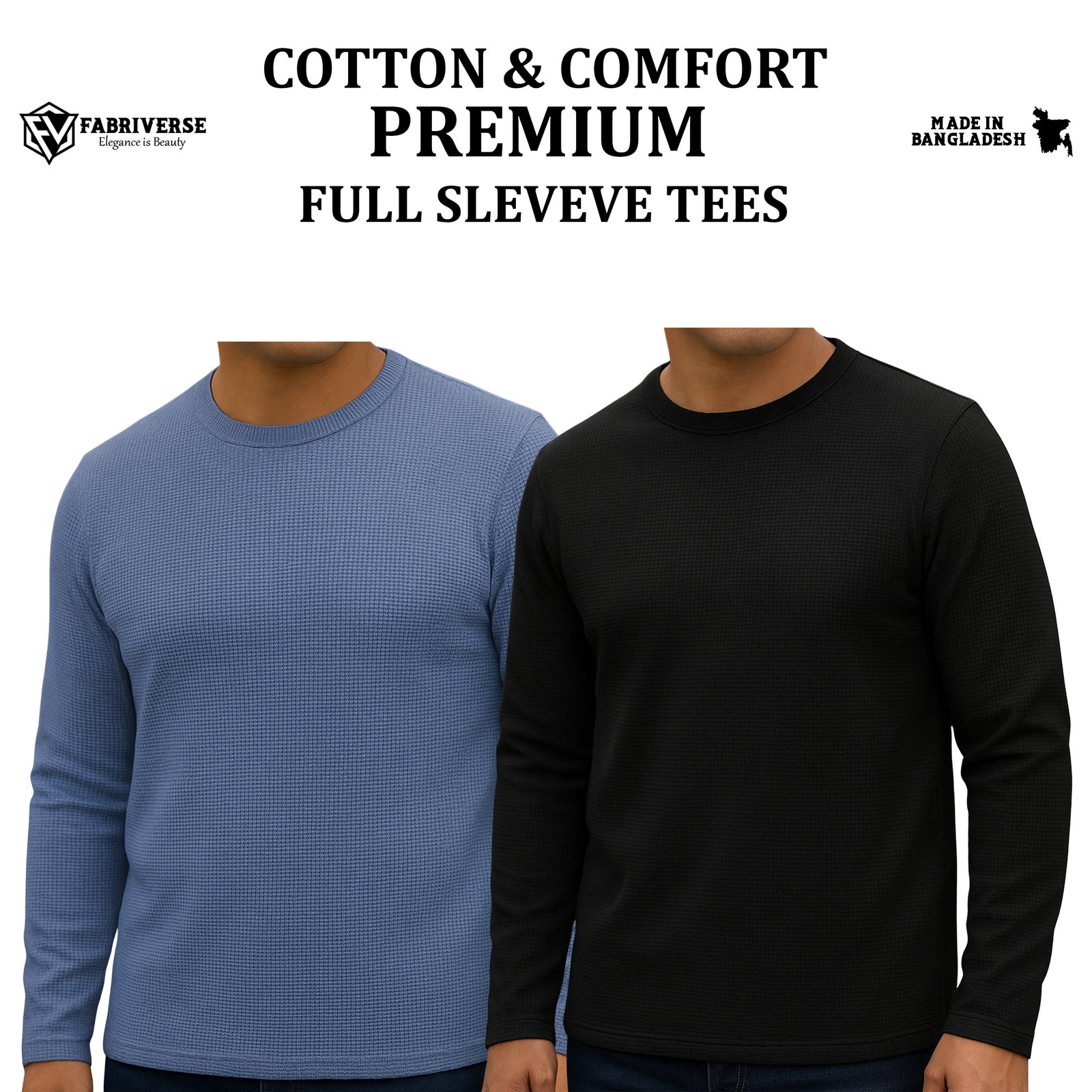 Premium Full Sleeve (ST.Blue-Black)