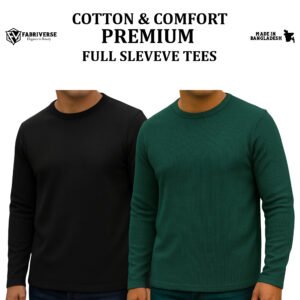 Premium Full Sleeve (Black-B.Green)