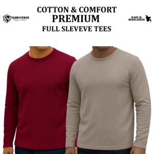 Premium Full Sleeve (Wine-Biscuit)