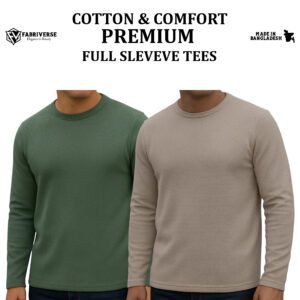 Premium Full Sleeve (Olive-Biscuit)