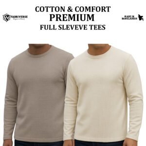 Premium Full Sleeve (Biscuit-Cream)