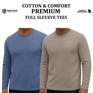 Premium Full Sleeve (ST.Blue-Biscuit)