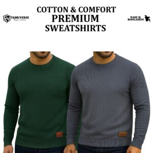 Celio Sweatshirt (B.Green-Charcoal)