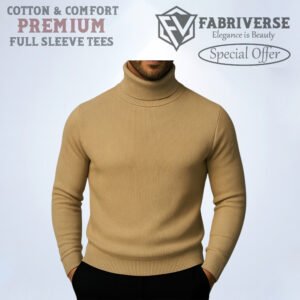 Premium Turtle Neck (Beige)