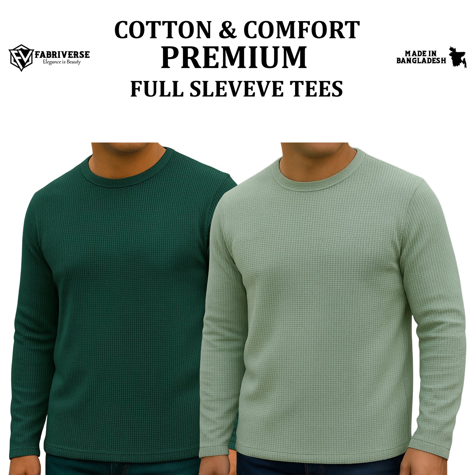 Premium Full Sleeve (Lemon-B.Green)