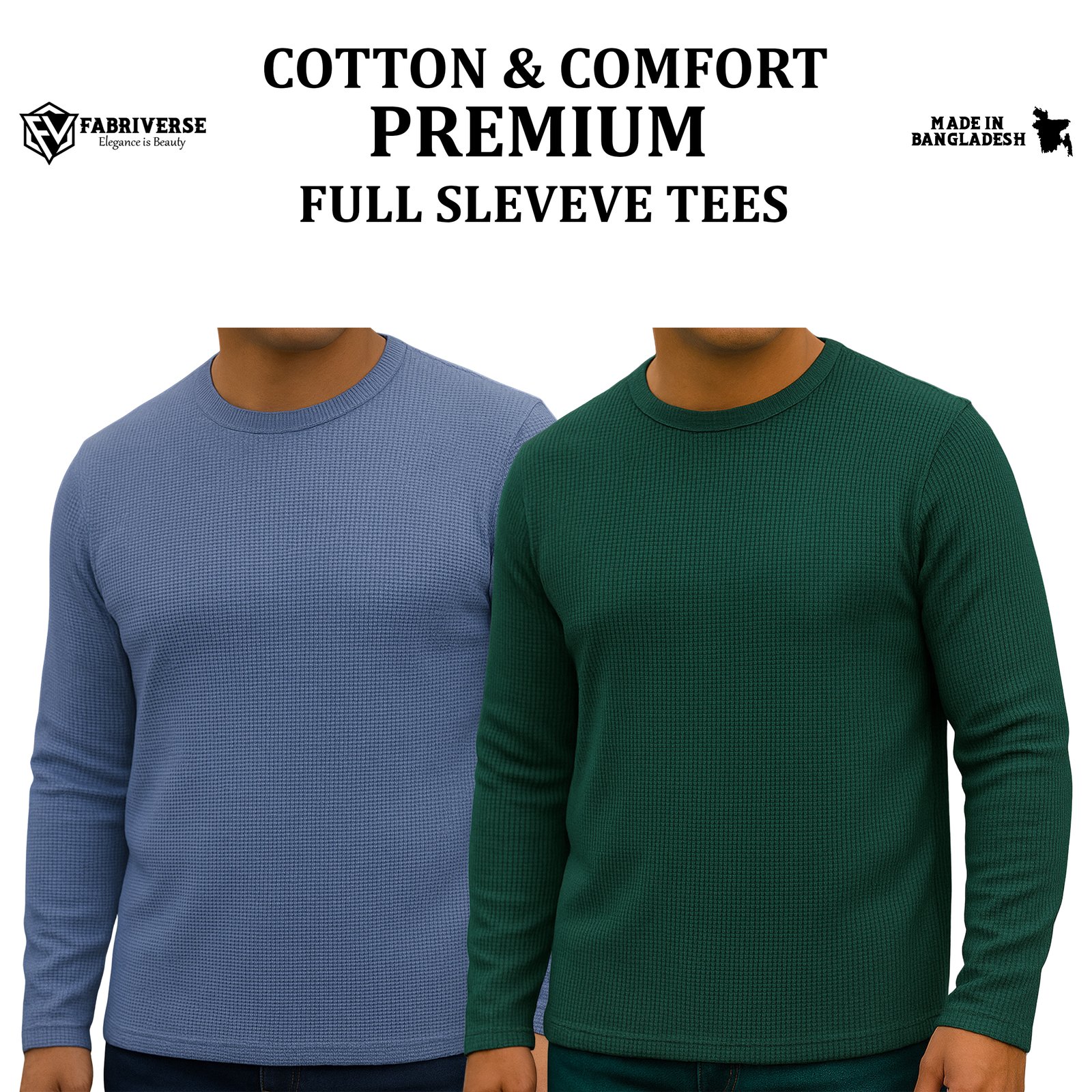 Premium Full Sleeve (ST.Blue-B.Green)
