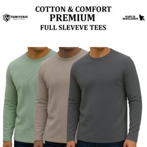 Premium Full Sleeve (Lemon-Biscuit-Charcoal)