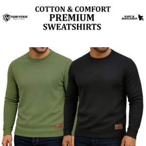 Celio Sweatshirt (Olive-Black)