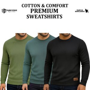 Celio Sweatshirt (Olive-Pastle-Black)