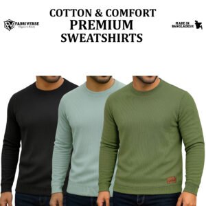 Celio Sweatshirt (Black-Lemon-Olive)