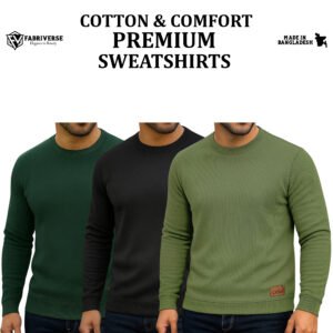 Celio Sweatshirt (B.Green-Black-Olive)