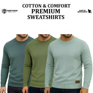 Celio Sweatshirt (Pastle-Olive-Lemon)