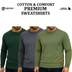 Celio Sweatshirt (B.Green-Charcoal-Olive)