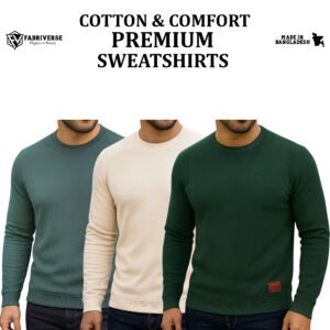 Celio Sweatshirt (Pastle-Cream-B.Green)