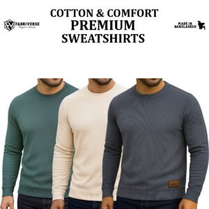 Celio Sweatshirt (Pastle-Cream-Charcoal)