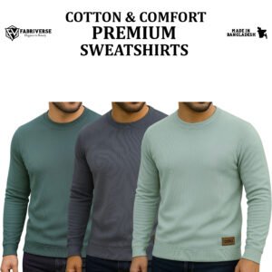 Celio Sweatshirt (Pastle-Charcoal-Lemon)