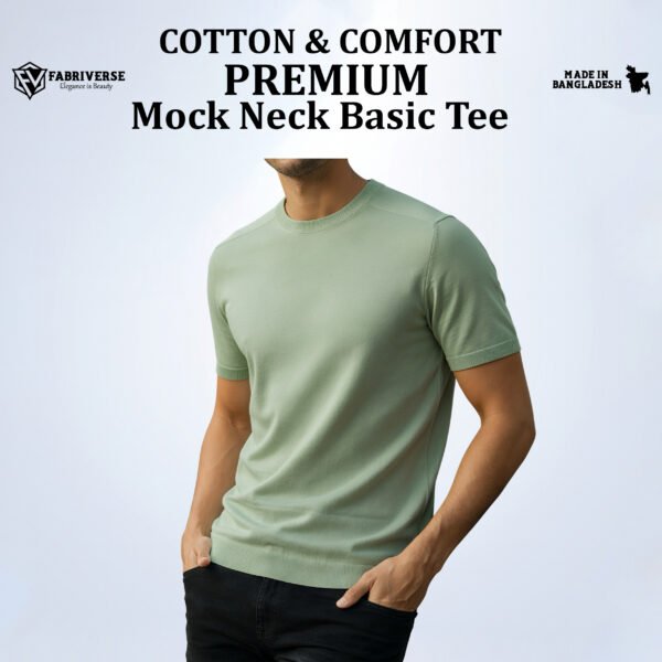 Premium Mock Neck (Lemon)