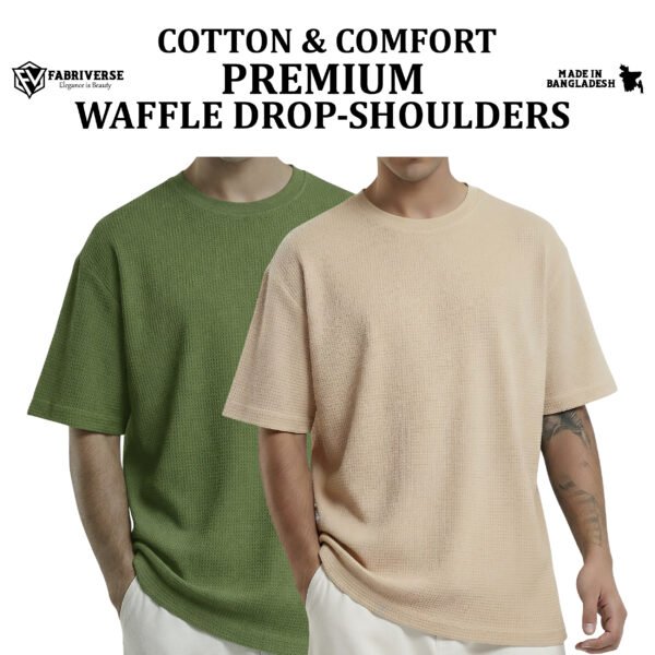 Premium Waffle Drop (Olive-Biscuit)