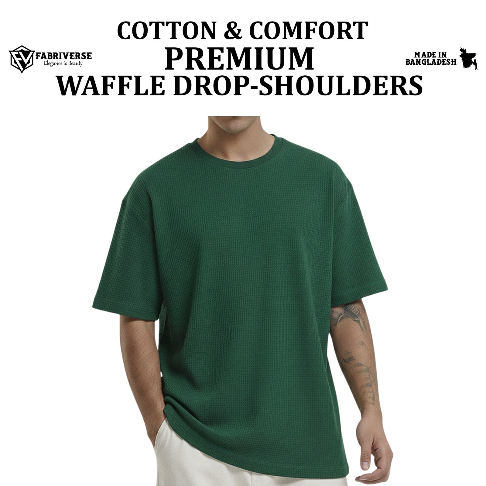 Premium Waffle Drop (B.Green)