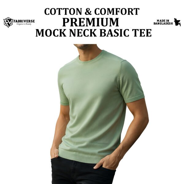 Premium Mock Neck (Lemon)