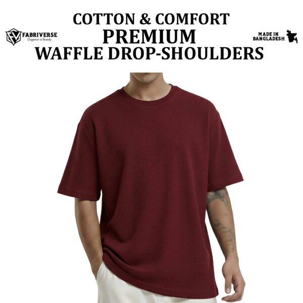 Premium Waffle Drop (Maroon)