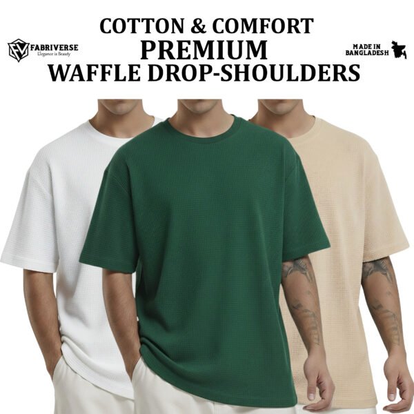 Premium Waffle Drop (White-B.Green-Biscuit)