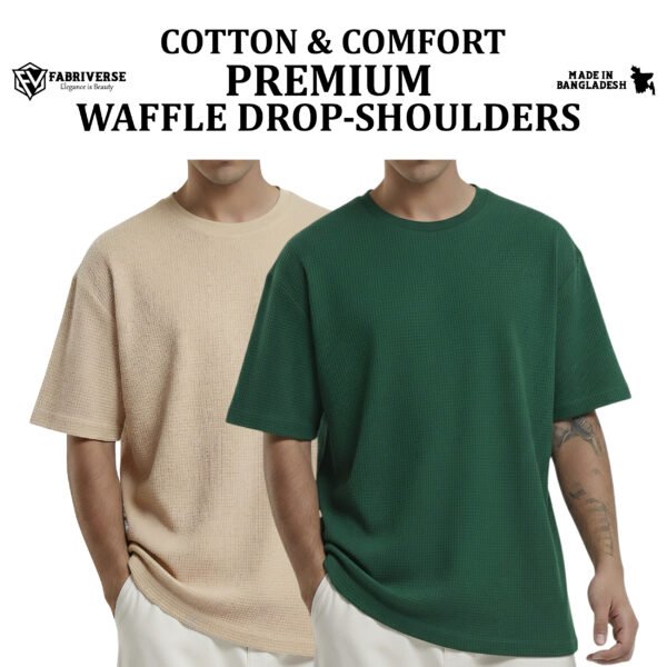 Premium Waffle Drop (Biscuit-B.Green)