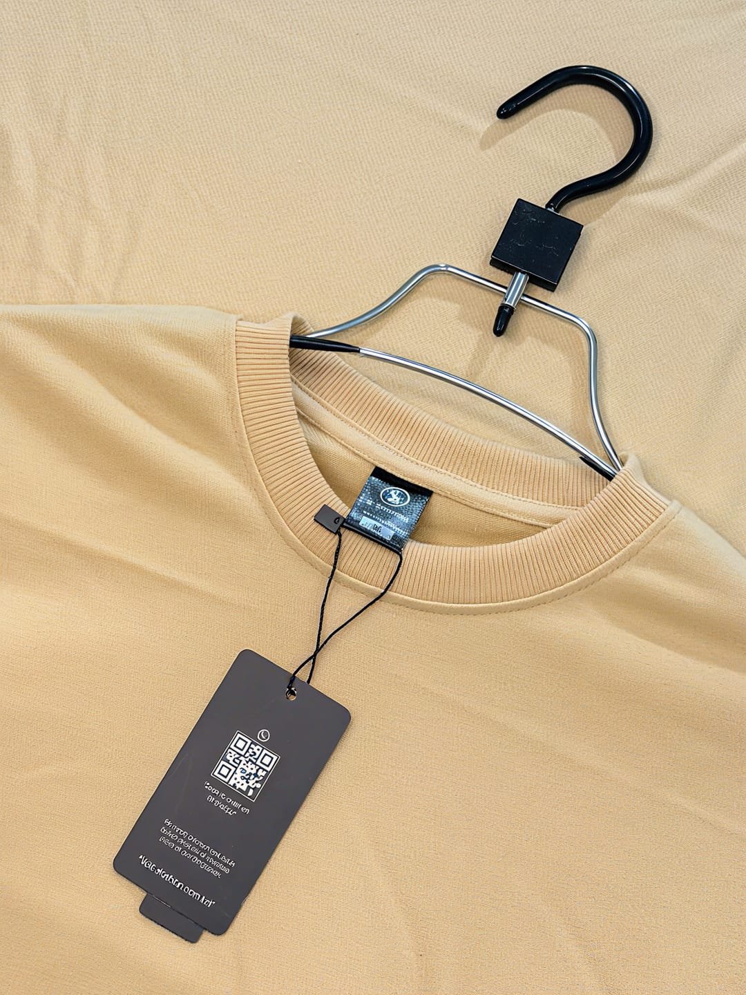 Mock Neck Drop-Shoulder (Maroon-Beige-B.Green) - Image 3