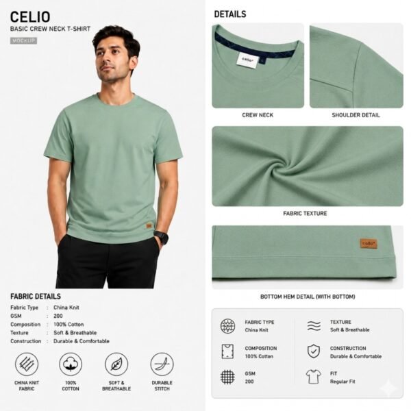 Premium Mock Neck (Lemon)
