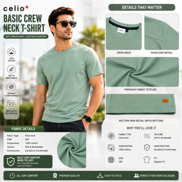 Premium Mock Neck (Lemon)