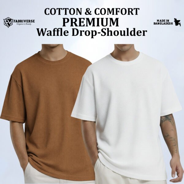Premium Waffle Drop (Brown-White)