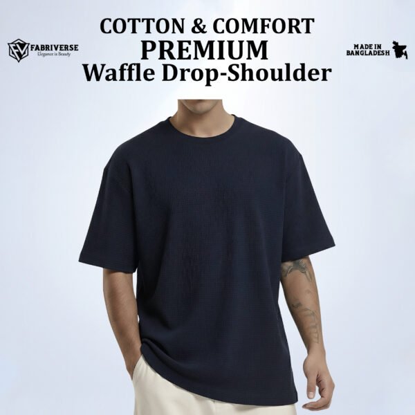 Premium Waffle Drop (Navy)