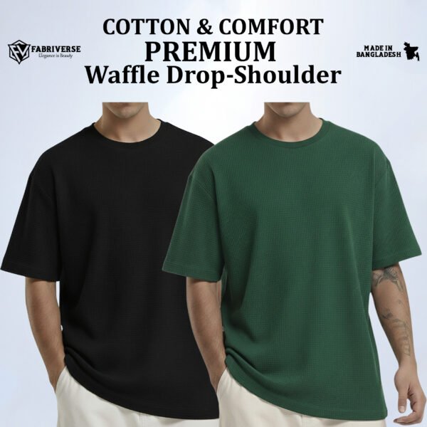 Premium Waffle Drop (Black-B.Green)