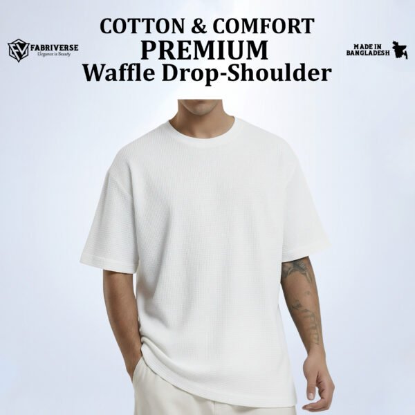Premium Waffle Drop (White)