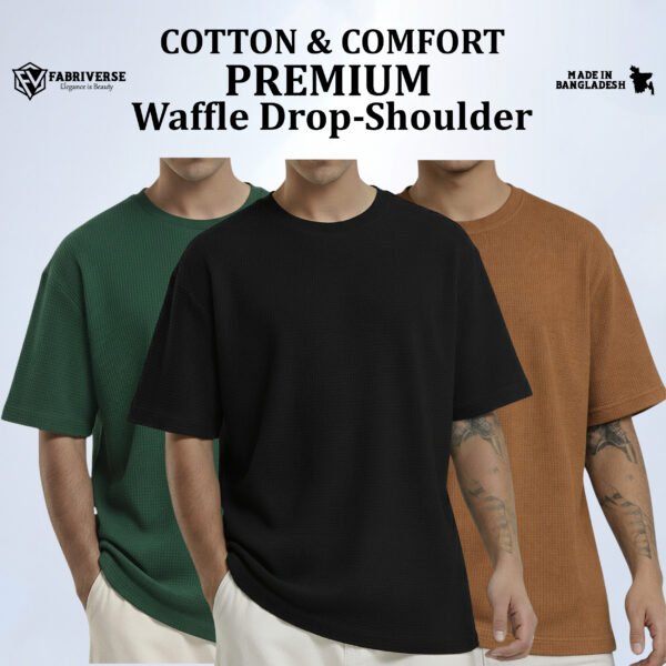 Premium Waffle Drop (B.Green-Black-Brown)