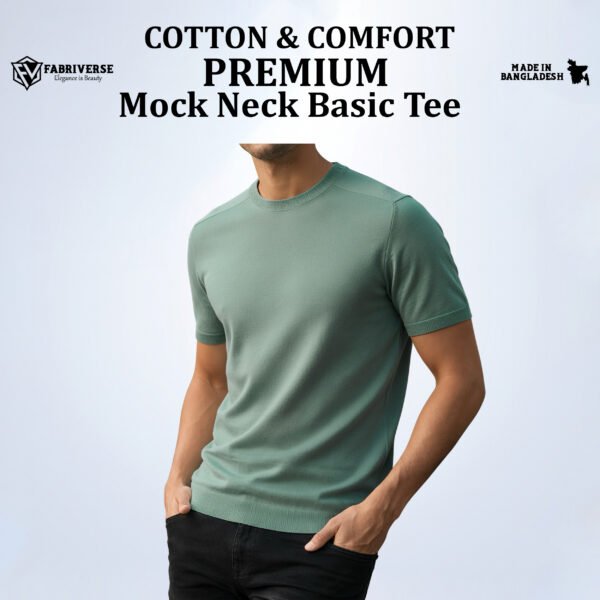 Premium Mock Neck (Mint)
